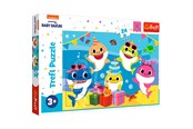 Puslespil - Trefl Puzzle - Baby Shark - Happy Baby Shark (24 Maxi pieces) Floor - TFL14337