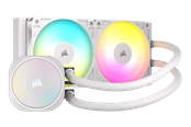 CPU Køler - Corsair NAUTILUS 240 ARGB White - CPU Vandkøling - Max 36 dBA - CW-9060094-WW