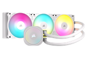 CPU Køler - Corsair NAUTILUS 360 ARGB White - CPU Vandkøling - Max 36 dBA - CW-9060095-WW