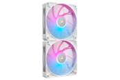 Kabinet Køler - Corsair iCUE LINK RX140 MAX RGB (2-pack) - Kabinet køler - 140mm - Sort med RGB LED lys - 36 dBA - CO-9051040-WW