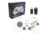 Spil tilbehør - Retro-Bit PRO - White - Wireless Controller - Sega Saturn - 7350002934937