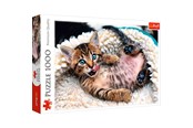 Puslespil - Trefl Puzzle - Cheerful kitten (1000 pieces) Floor - TFL10448
