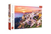 Puslespil - Trefl Puzzle - Sunset over Santorini (1000 pieces) Floor - TFL10435
