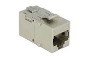 Netværkstilbehør - DeLOCK Keystone Module RJ45 jack > RJ45 jack Cat.6A Metal - 86406