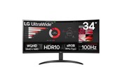 Skærm - 34" LG UltraWide 34WR50QK-B - 3440x1440 (UWQHD) - 100Hz - VA - 34WR50QK-B