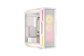 Kabinet - Corsair iCUE LINK 5000T LX RGB White - Kabinet - Miditower - Hvid - CC-9011299-WW