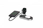 Mobil - Adaptere & Opladere - Verbatim Wireless Charging Stand - 3-in-1 - + AC Power Adapter - 44 Watt - 49556
