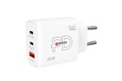 Mobil - Adaptere & Opladere - SKross Power Charger EU 65W GaN - SKCH001065WPDEUCN