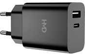 Mobil - Adaptere & Opladere - HMD Dual Port Wall Charger 30W - Black - 8P00000301