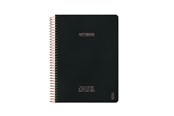 Blokke, Formularer & Notesbøger - KOZO Notesbog A5 Ternet Premium Black - 321903