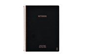 Blokke, Formularer & Notesbøger - KOZO Notesbog A4 Ternet Premium Black - 321902