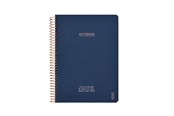 Blokke, Formularer & Notesbøger - KOZO Notesbog A5 Ternet Premium Navy - 321901
