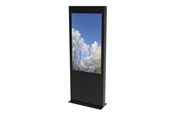 Vægbeslag, AV-Beslag & AV-Møbler - HI-ND Totem Exclusive stand - for digital signage LCD panel - single portrait large foot plate - black - Max - recommended for 55" - ST5500-5001-100
