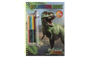 Kreativitet & Hobbyartikler - Legind Dino Coloring Book with Pencils - 130003