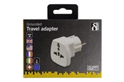 Kabler - diverse - Deltaco Travel adapter UK/US/Italy/Switzerland - EU 250V - 95300