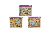Babylegetøj - Eichhorn Wooden Mega Stud Puzzle - 100005454