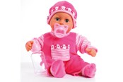 Dukker & Tilbehør - Bayer Design First Words Baby Pink 38 cm - 93825AA