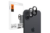 Mobil - Andet Tilbehør - Spigen Glass tR Optik 2 Pack - black - iPhone 16/16 Plus - AGL07922