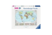 Puslespil - Ravensburger Jigsaw puzzle Political World Map 1000 pcs. - 120000655