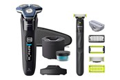 Barbermaskine - Philips Barbermaskine 7000 Series S7886 - shaver - ink black - with Phillips OneBlade - S7886/78