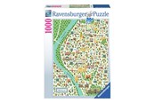 Puslespil - Ravensburger Jigsaw Puzzle Map Of Seville 1000pcs. - 176076