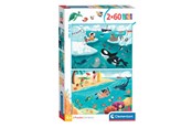 Puslespil - Clementoni Jigsaw Puzzle Super Color Life at Sea 2x60pcs. - 24817