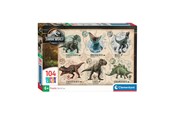 Puslespil - Clementoni Jigsaw Puzzle Super Color Jurassic World 104pcs. - 27179