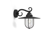 Lamper - Philips Pasture wall lantern black 1x60W 230V - 915005308801