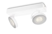 Lamper - Philips Clockwork spotskinne, 2x5W 2700K, hvid - 915004331001