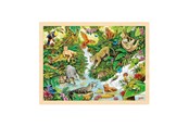 Puslespil - Goki Wooden Jigsaw Puzzle In the Jungle 96pcs. Wood - 57329