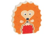 Puslespil - Goki Wooden Puzzle Standing Hedgehog 2 pcs. Wood - 57331