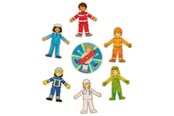 Puslespil - Goki Wooden Puzzle Game Professions 38 pcs. Wood - 56784