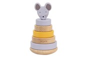 Babylegetøj - Trixie Wooden Stacking Tower - Mrs. Mouse - 36-524