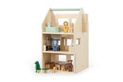 Dukker & Tilbehør - Trixie Baby Wooden Dollhouse with Accessories - 36-819