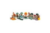 Leg & Læring - Small Foot - Wooden Building Blocks Dino 50pcs. - 12621