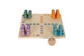 Brætspil - Small Foot - Wooden Ludo Game Dino - 12619