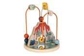 Babylegetøj - Small Foot - Wooden Motor Skills Spiral Volcano and Dino - 12617