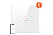 Smart Home - Avatto Smart Light Switch ZigBee LZTS02-EU-W3 3 Way No Neutral TUYA (white) - LZTS02-EU-W3