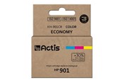 Blæk, Toner & Forbrugsstoffer - Actis standard KH-901CR - colour (cyan magenta yellow) - compatible - remanufactured - ink cartridge (alternative for: HP 901 HP CC656AE) - KH-901CR