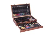 Kreativt Legetøj - Artist & Co Painting and Drawing Set in Wooden Case 112 pcs. - 114200020