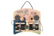 Babylegetøj - Small Foot Wooden Activity Board Rotation and Locks - 12392