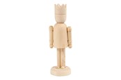 Konstruktionslegetøj - Creativ Company Wooden Figure with Crown 13cm - 56819