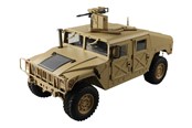 Fjernstyret - Amewi 4x4 US Military Truck Humvee 1:10 RTR Desert Sand - 22418