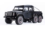 Fjernstyret - Amewi AMXRock RCX10.3P Scale Crawler 6x6 Pick-Up 1:10 ARTR Black - 22559