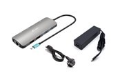 Dockingstation - I-Tec USB-C Metal Nano 2x Display Docking Station with PD 100 W + Charger 100W - C31NANOHDM2D100