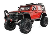 Fjernstyret - Amewi AMXRock Crosstrail Crawler 4WD 1:10 ARTR Red-Metallic - 22652