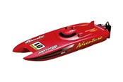 Fjernstyret - Amewi Racing Catamaran Adventure Red 2.4 GHz 30km/h RTR - 26070