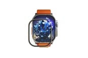 Mobil - Beskyttelsesglas - FIXED Metal frame Sapphire Glass Apple Watch Ultra 49mm - FIXGSAW-1029