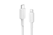 USB kabel - Anker 322 USB-C to Lightning Cable (0.9m Braided) - White - A81B5G21