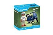 Figur - Playmobil 1969 Vespa 150 Sprint Veloce Blue - 71622